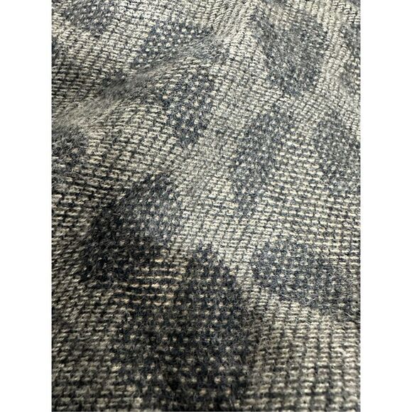 Woolrich Bohemian Leopard Print Cozy Blanket Wrap Poncho One Size - Picture 10 of 11